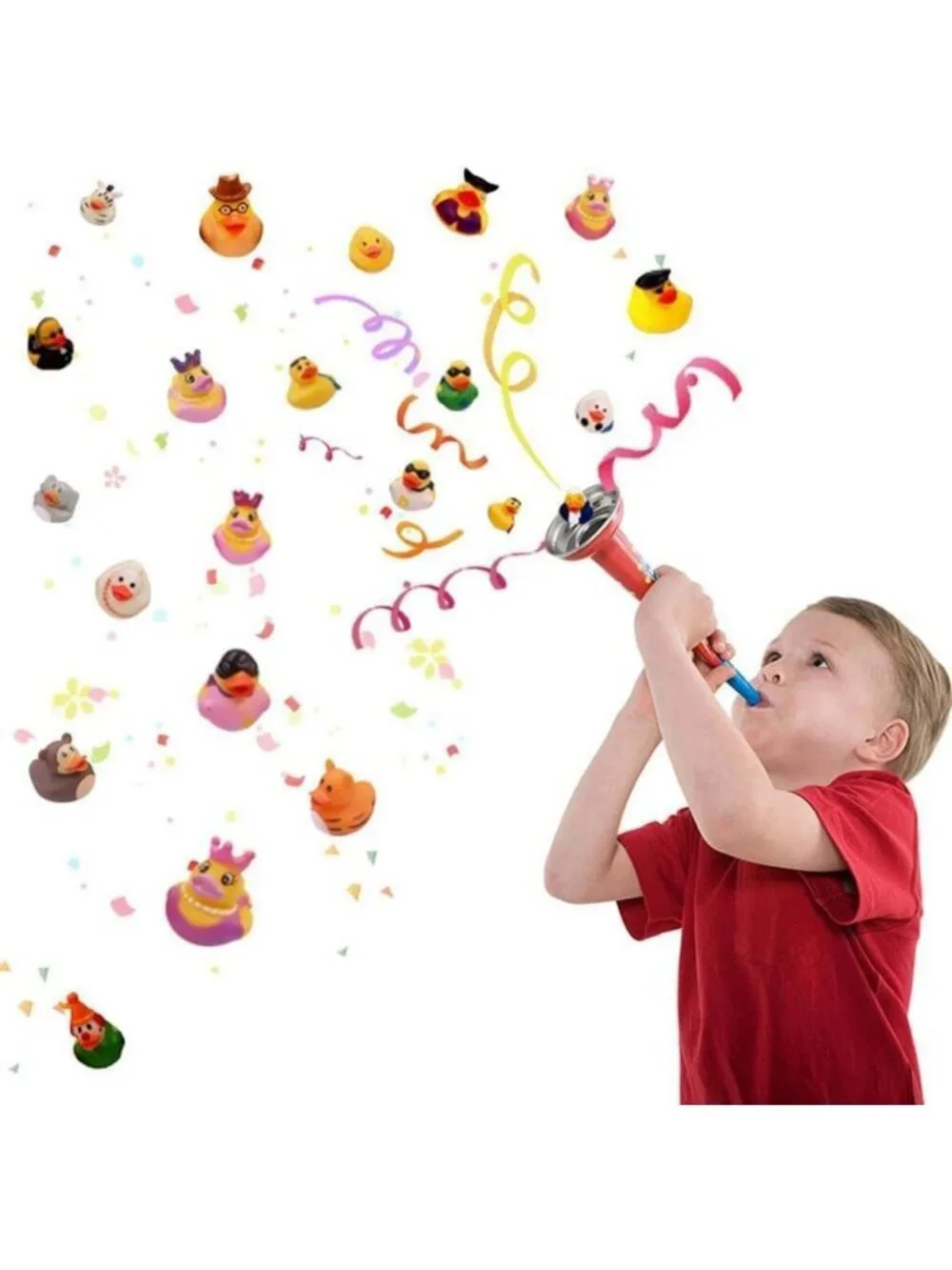 150 Rubber Duck Assortment - Fun Bath Toys for Kids & Jeep Ducking Decor